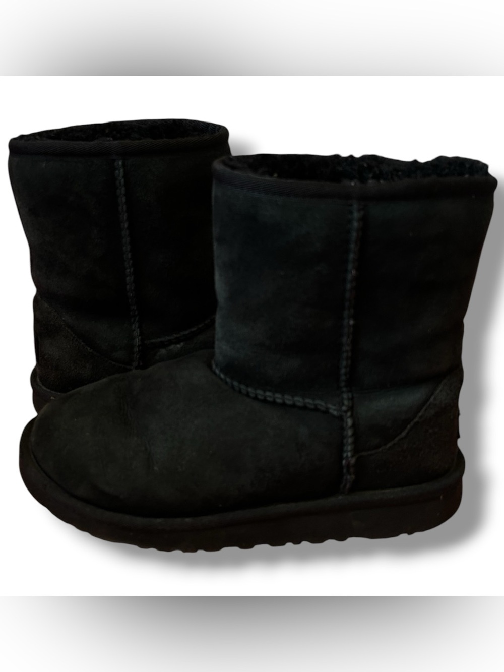 UGG Australia Girls Black Boots Size 3Y (FAIR CONDITION) - Picture 5 of 13
